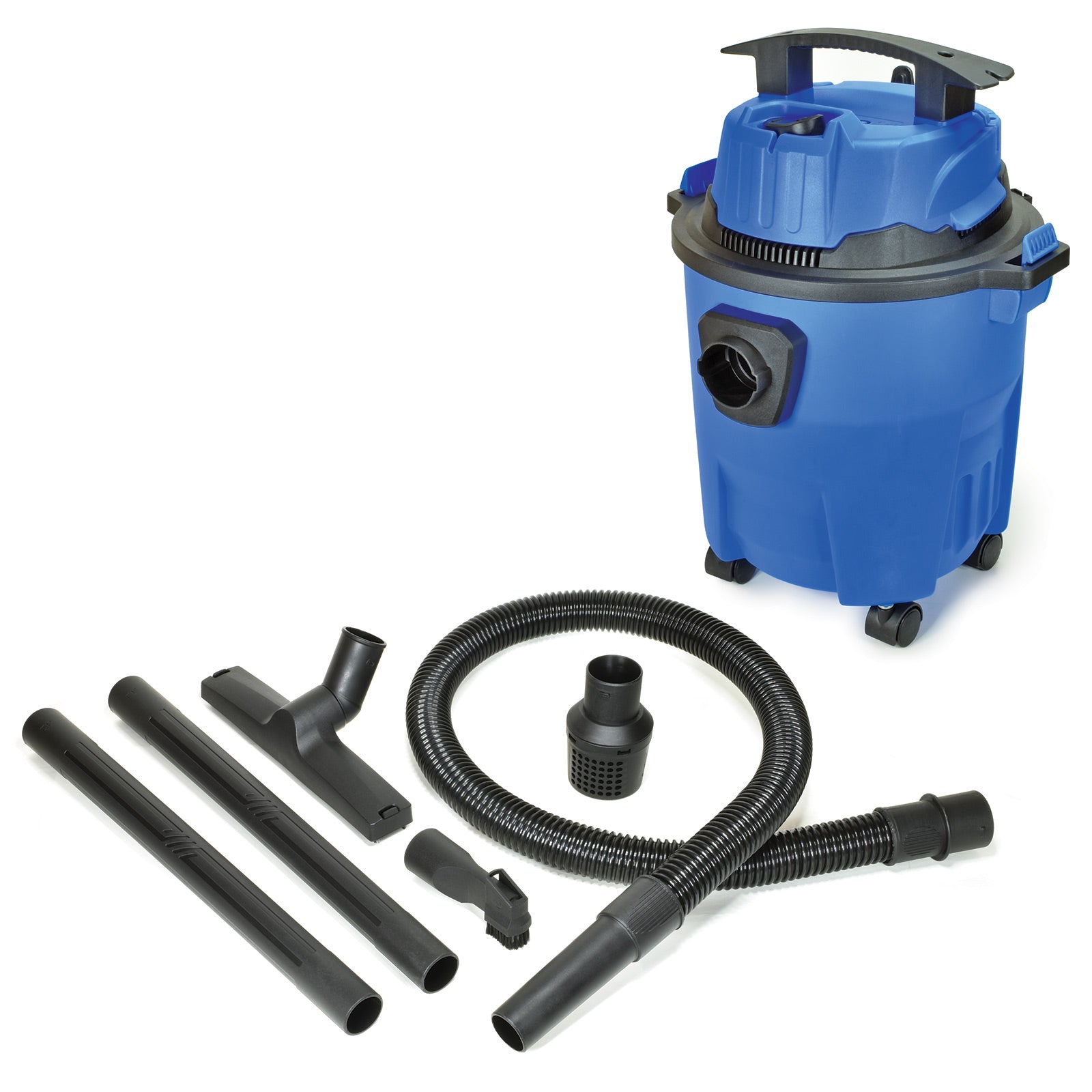 Corebazaarstore Mini Wet/Dry Vacuum, 3 Gallon, 4 Horsepower, 4.0 HP AC, Blue