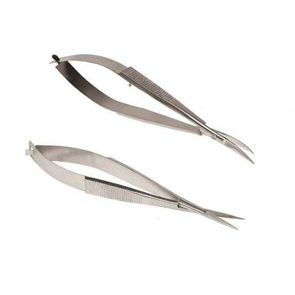 Castroviejo Scissor Set (1 Straight Jaw, 1 Curved Jaw)