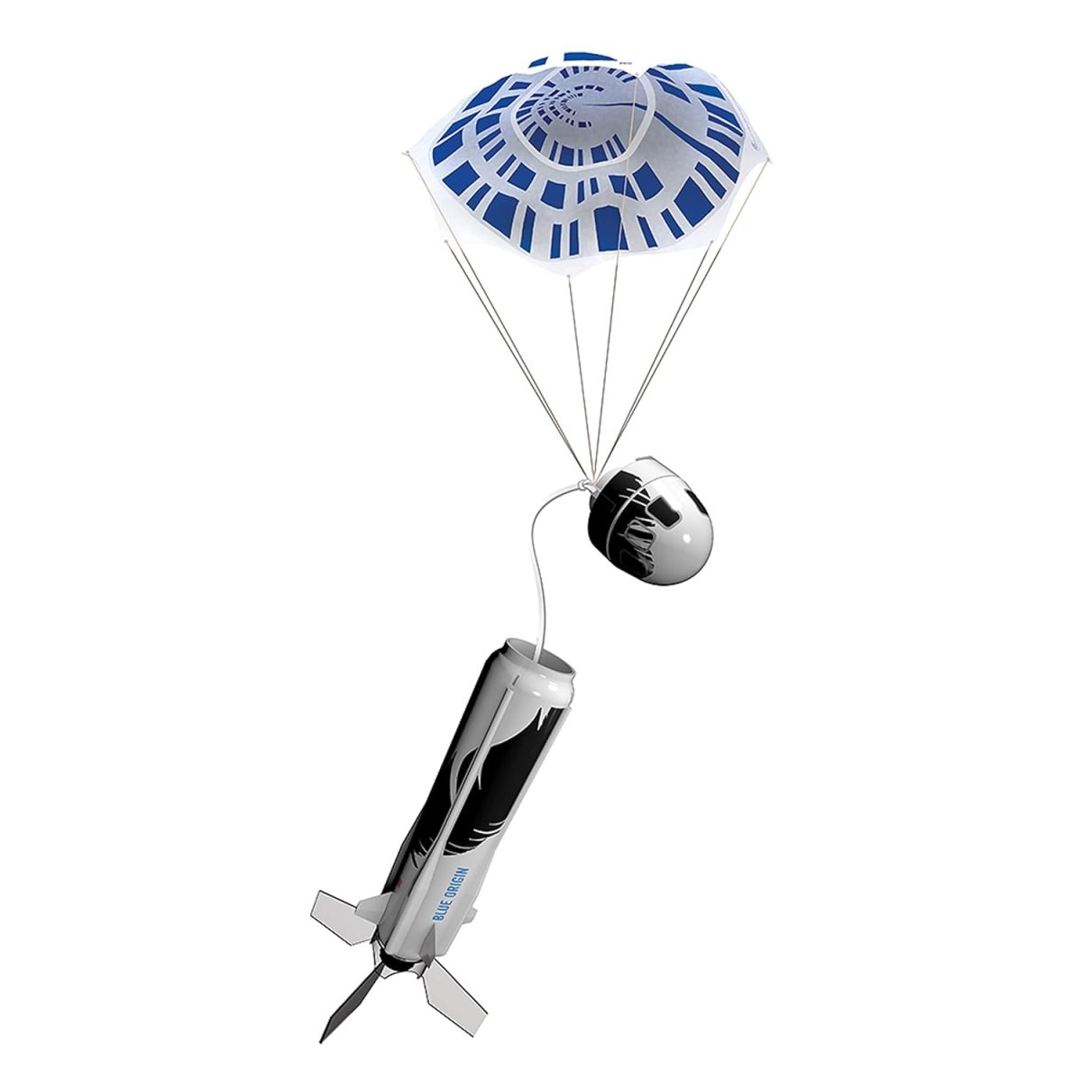 Estes® Blue Origin "New Shepard" (Jeff Bezos' Rocket) Model Rocket Kit, 1/166 Scale