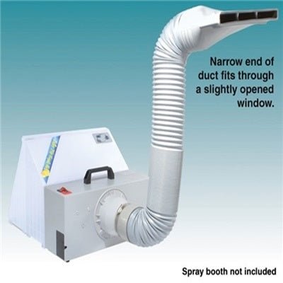 Exhaust Duct with Window Vent for Micro - Mark Spray Booths