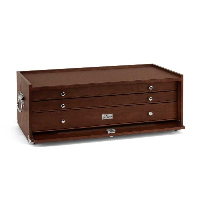 Gerstner International Dark Oak 3 - Drawer Mid - Base