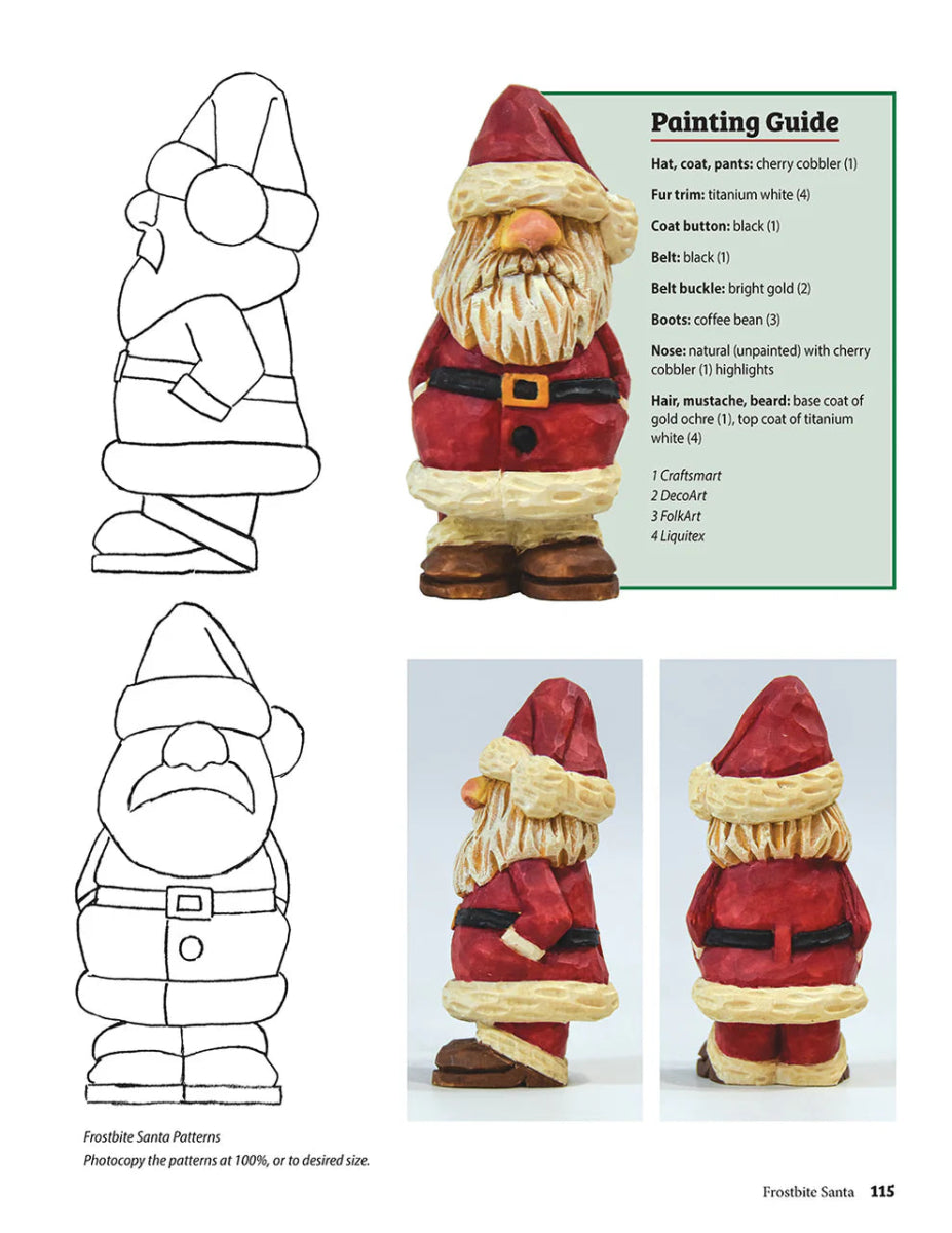 How to Carve a Great Santa Book