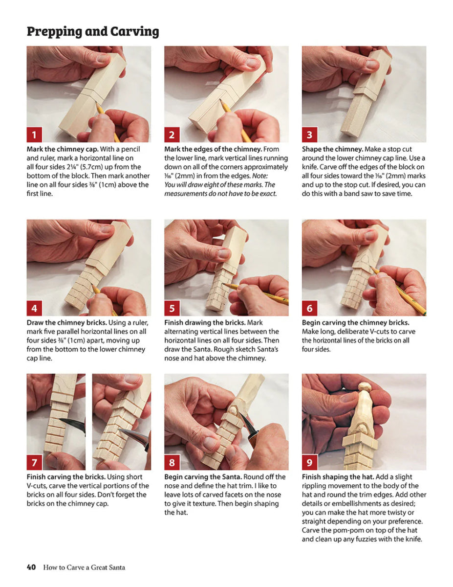 How to Carve a Great Santa Book