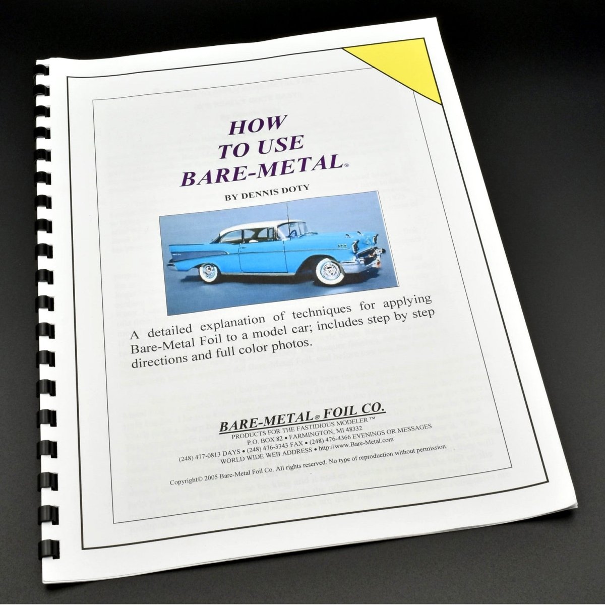 How to Use Bare Metal Foil Instruction Booklet