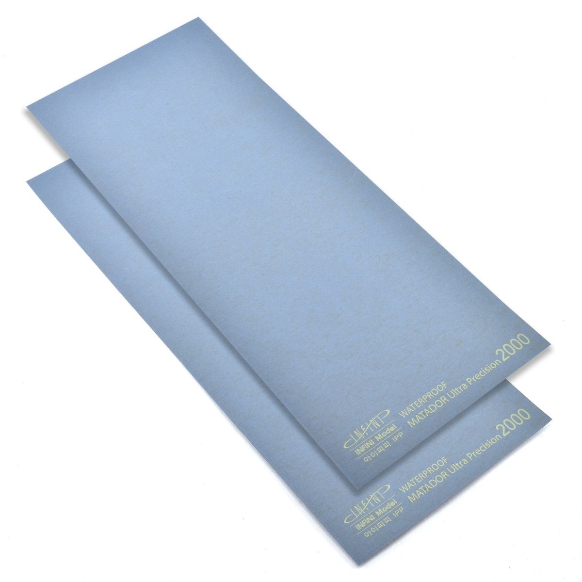 Infini Premium Ultra Precision Adhesive Backed Sanding Sheet, 2000 Grit, Pack of 2