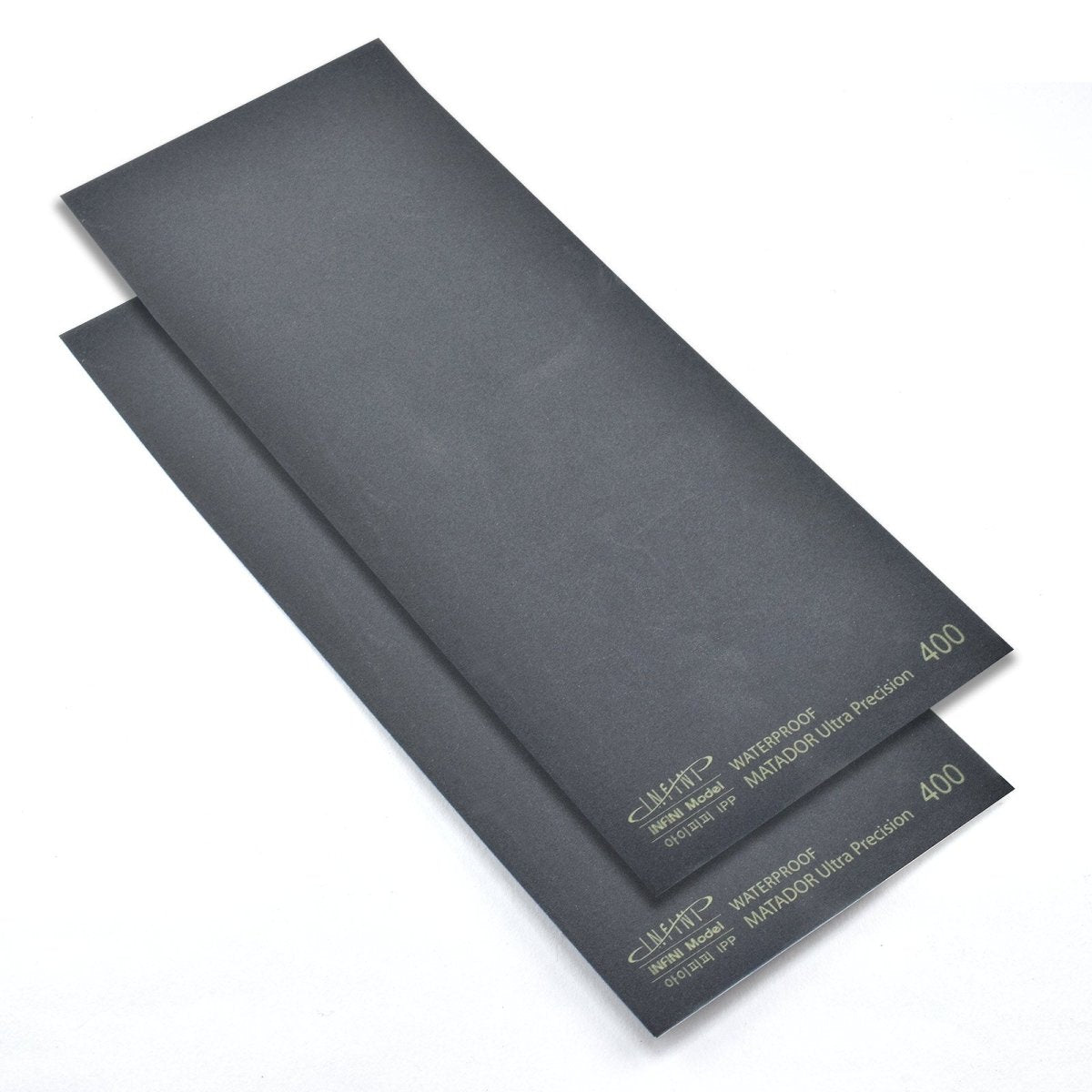 Infini Premium Ultra Precision Adhesive Backed Sanding Sheet, 400 Grit, Pack of 2