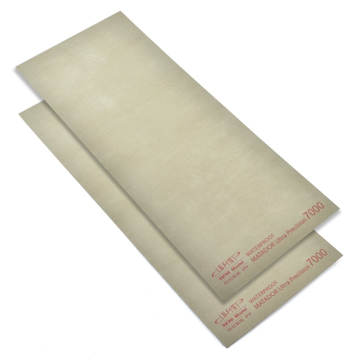 Infini Premium Ultra Precision Adhesive Backed Sanding Sheet, 7000 Grit, Pack of 2