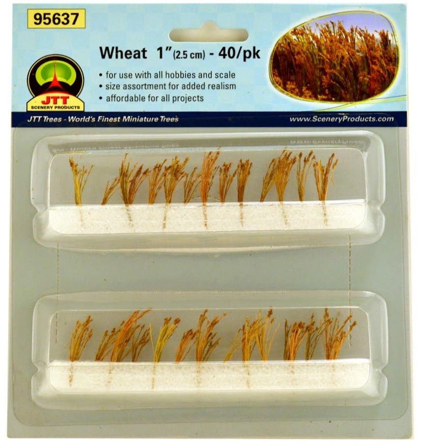 JTT Scenery Products Wheat 1", 120 Pcs