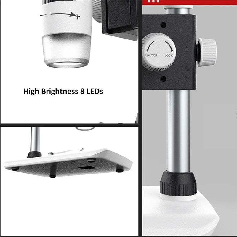 LCD Digital Microscope 1000X HD Microscope 1080P