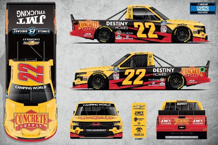 Lionel Racing Brett Moffitt 2022 Concrete Supply/Destiny Homes ARC Diecast Truck