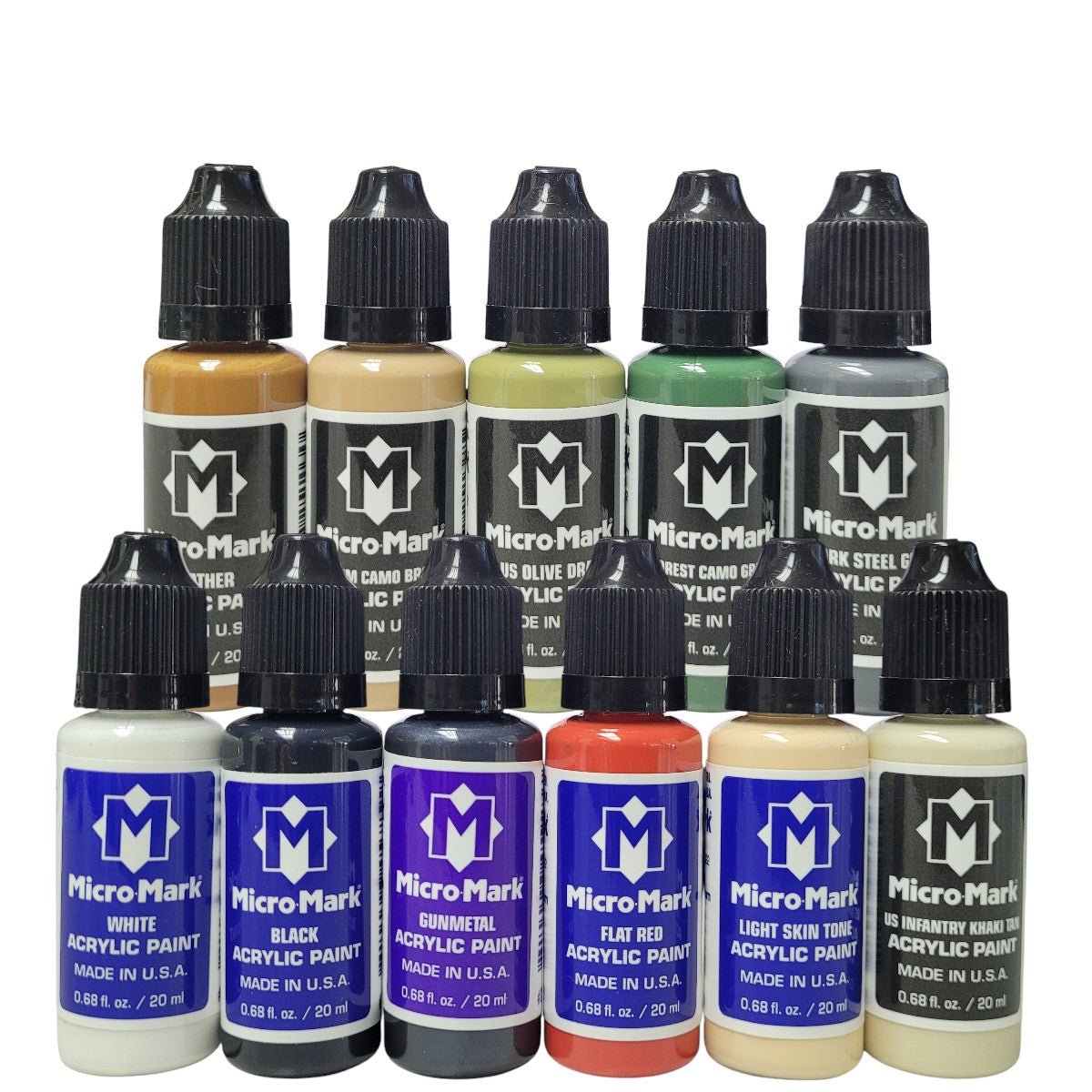 Micro - Mark 11 - Color US Light Tank M5A1 Acrylic Paint Add - On