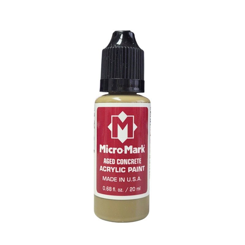 Micro - Mark Aged Concrete Paint, 20ml