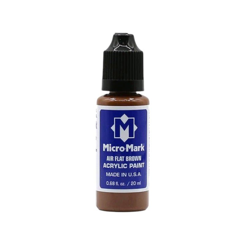 Micro - Mark Air Flat Brown Acrylic Paint, 20ml