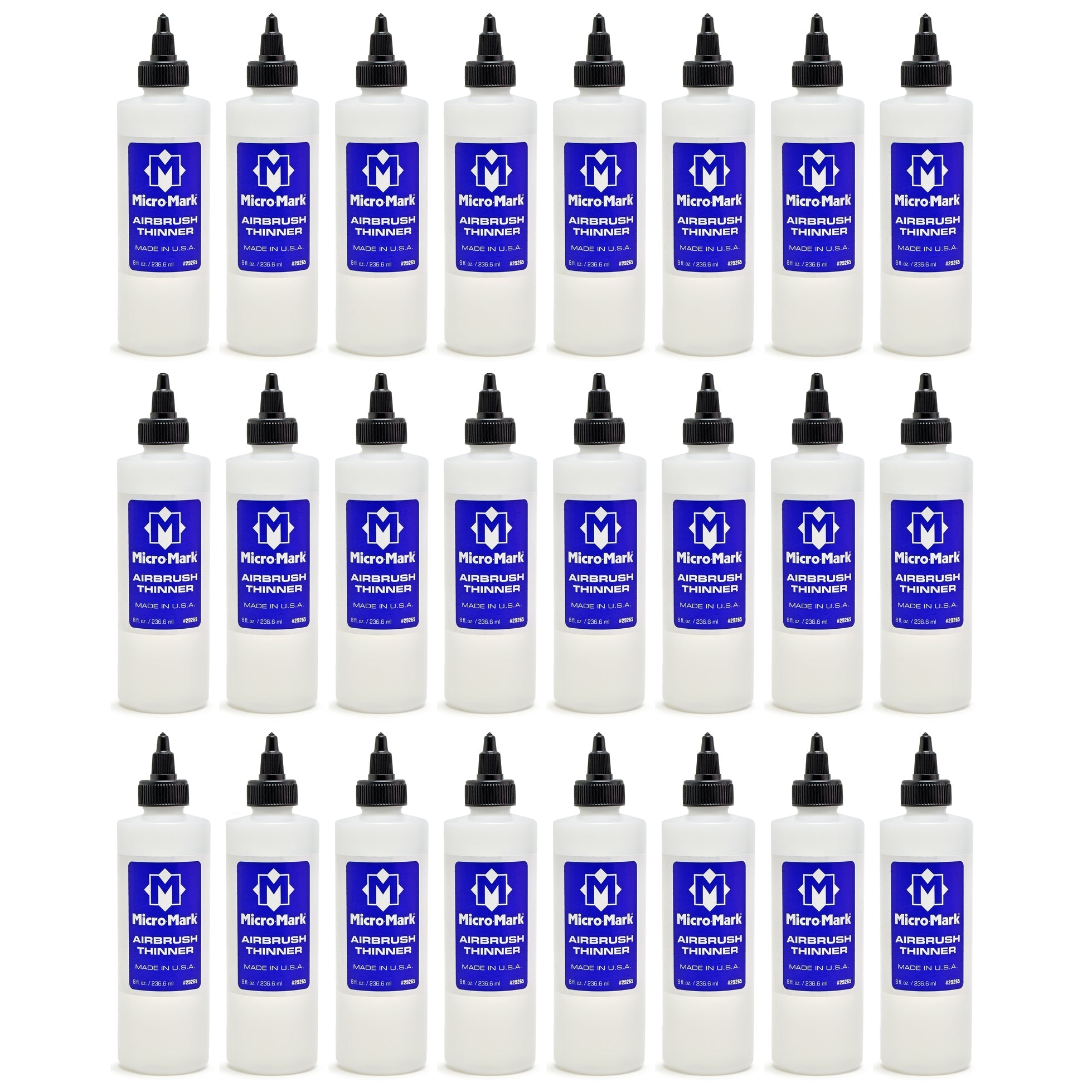 Corebazaarstore Airbrush Thinner, 24 Pack Case 8 oz bottles