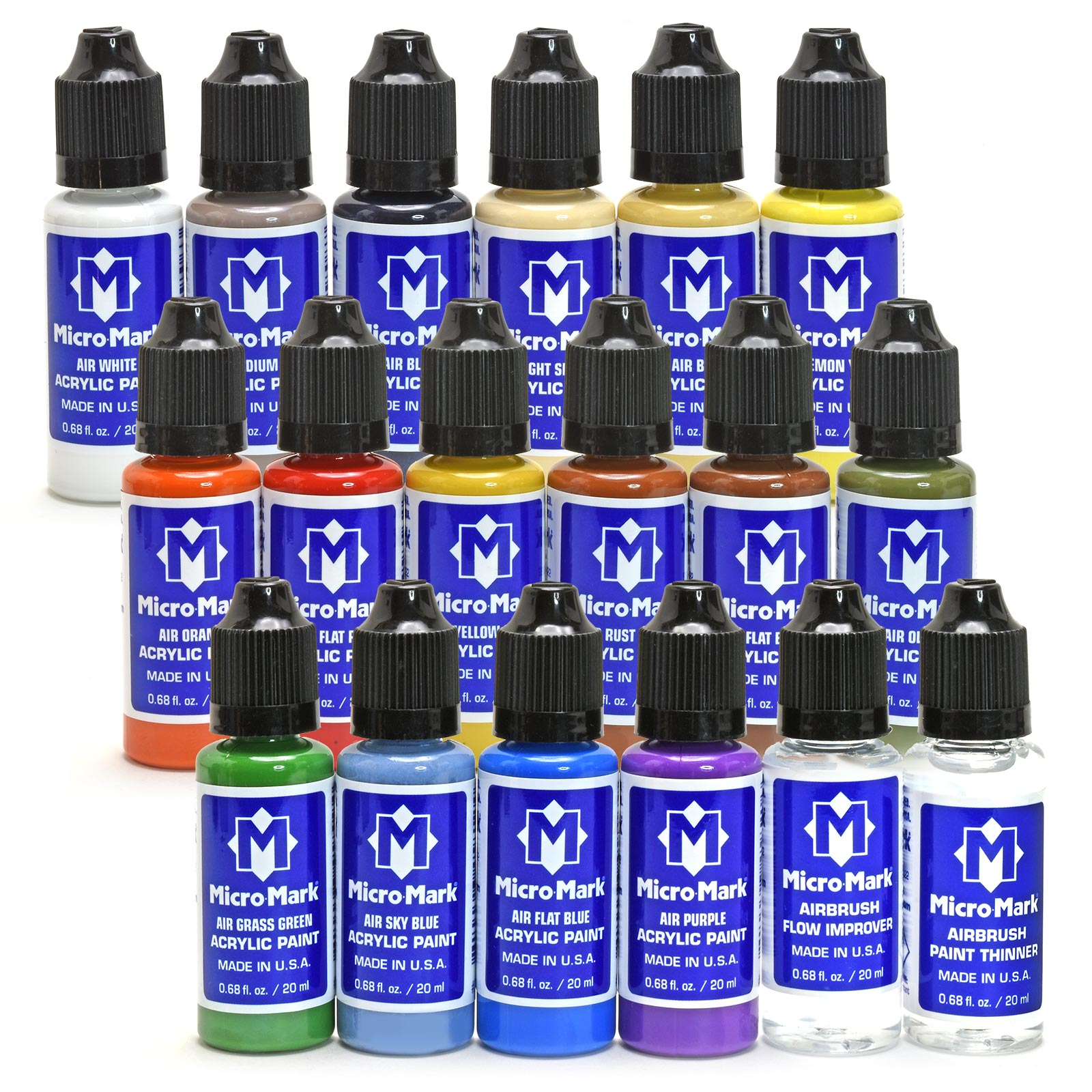 Corebazaarstore Basic Color Acrylic Airbrush Paint Set