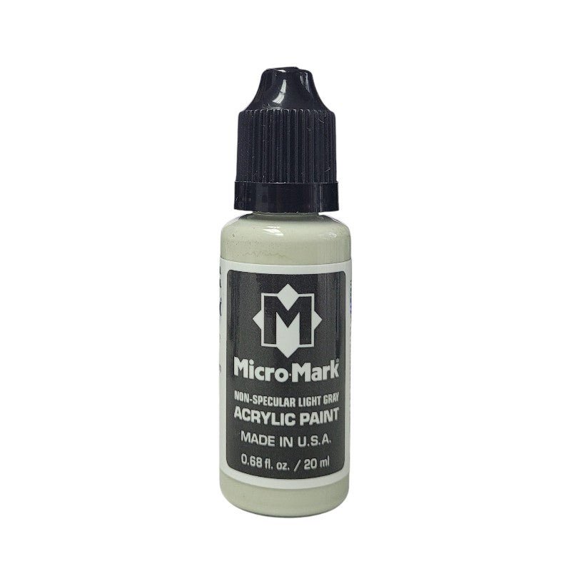 Micro - Mark Non - Specular Light Gray Paint, 20ml