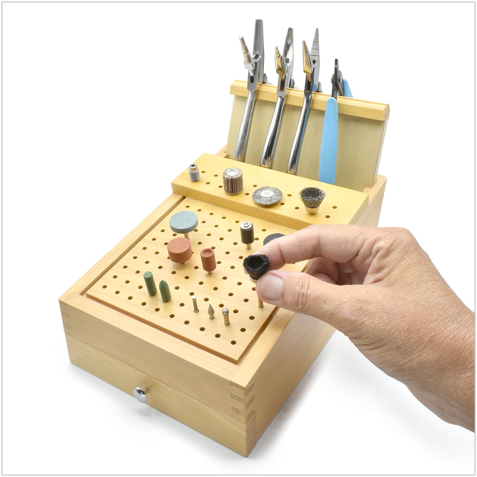 Micro - Mark Rotary Tool Accessory and Plier Organizer
