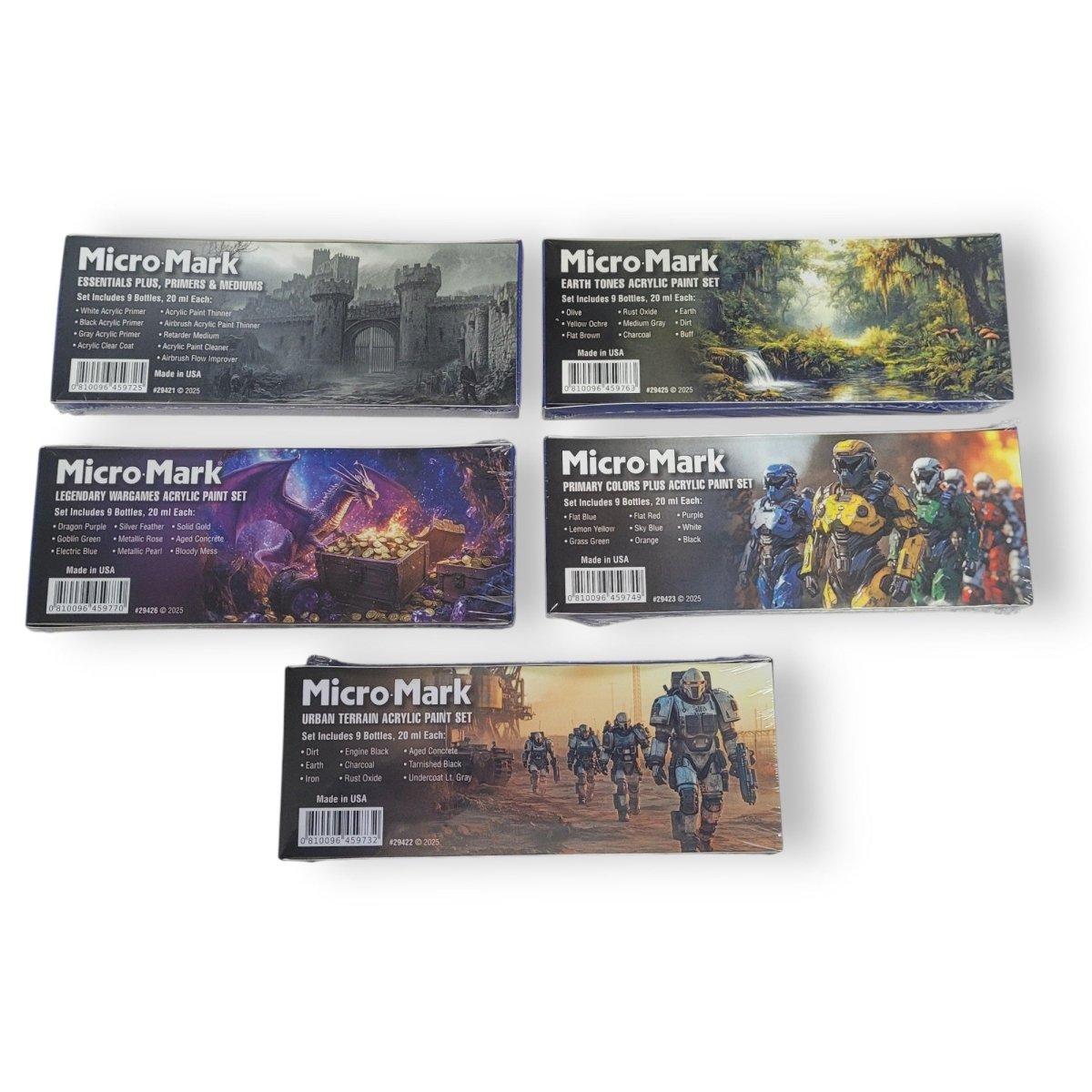 Micro - Mark Ultimate Acrylic Paint Bundle, with Racks