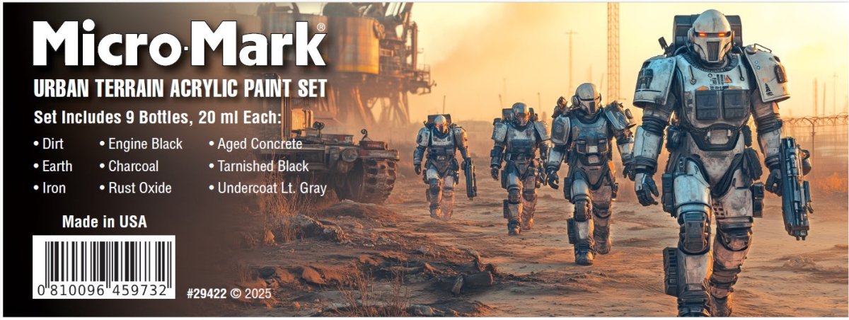 Micro - Mark Urban Terrain Acrylic Paint Set