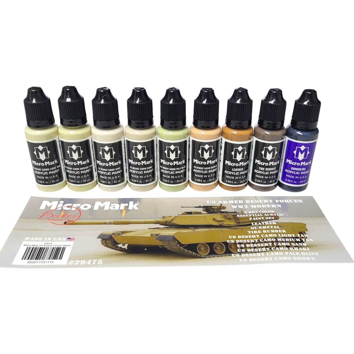 US Armed Desert Forces 9pc Set