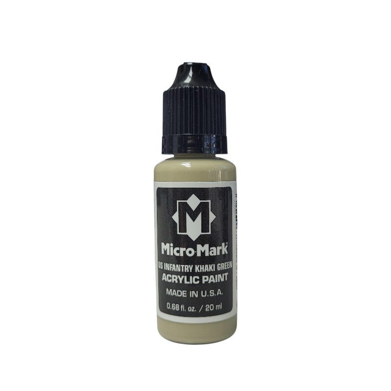 Micro - Mark US Infantry Khaki Green Paint, 20ml
