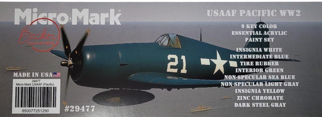 Corebazaarstore USAAF (Pacific) Acrylic Paint Set, 9pc