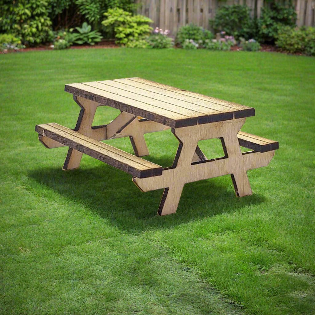 O Scale Picnic Tables by Scientific, Pack of 9
