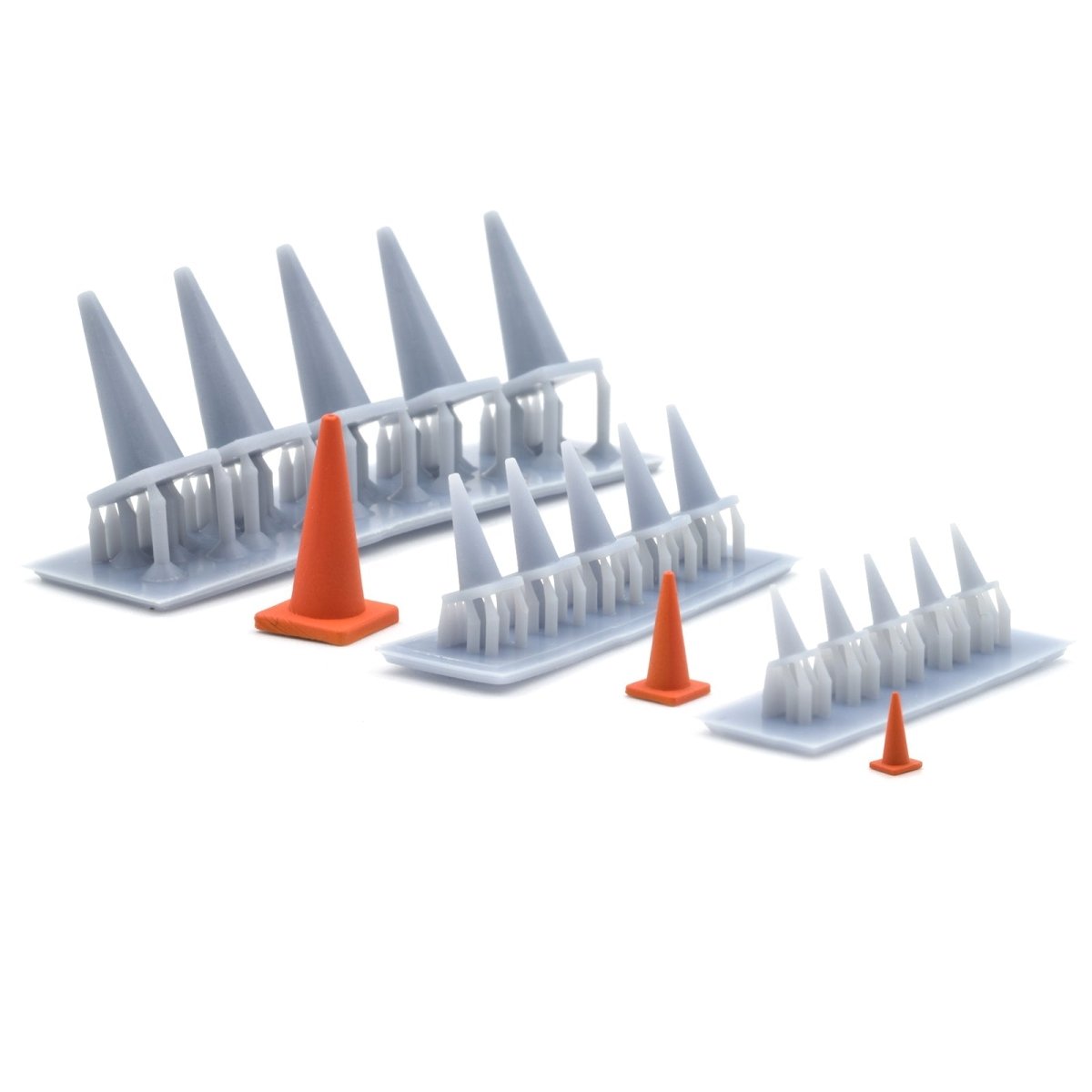 O Scale Traffic Cones by Scientific, Package of 12
