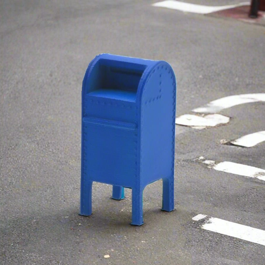 O Scale U.S. Mail Collection Boxes by Scientific, Package of 8