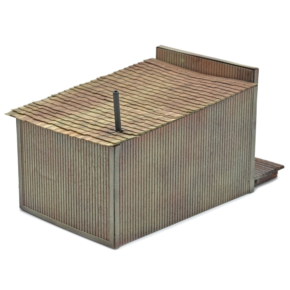 Old West Barber Shop, HO Scale, Laser - Art by Scientific