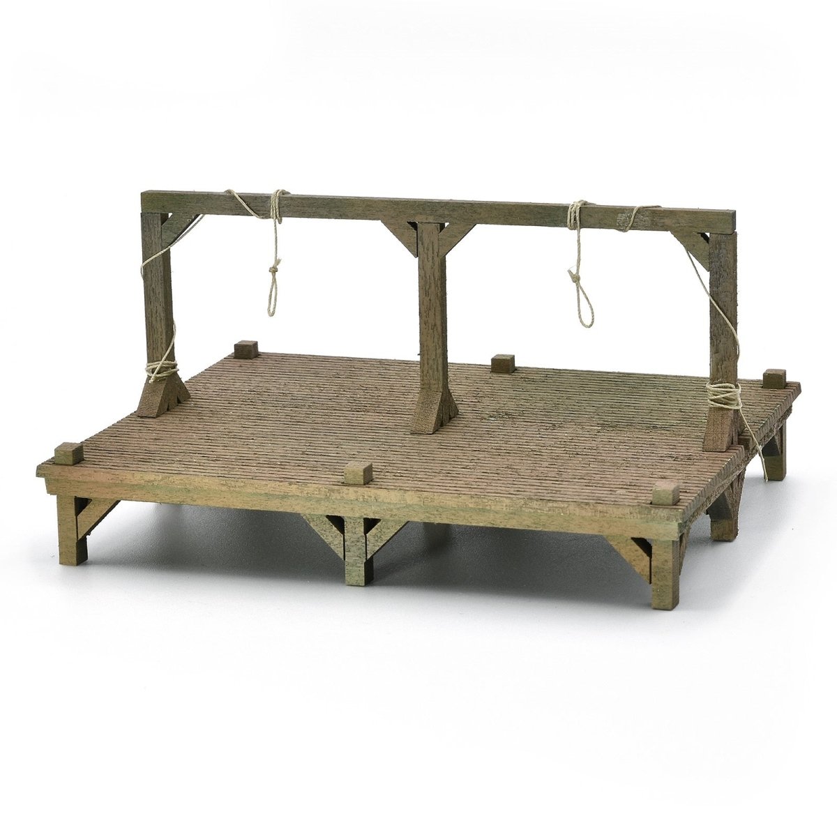 Old West Gallows, HO Scale, Laser - Art by Scientific