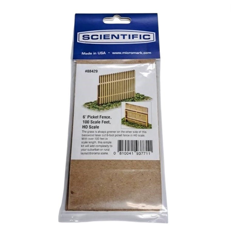 Picket Fencing for O Scale Model Railroads by Scientific