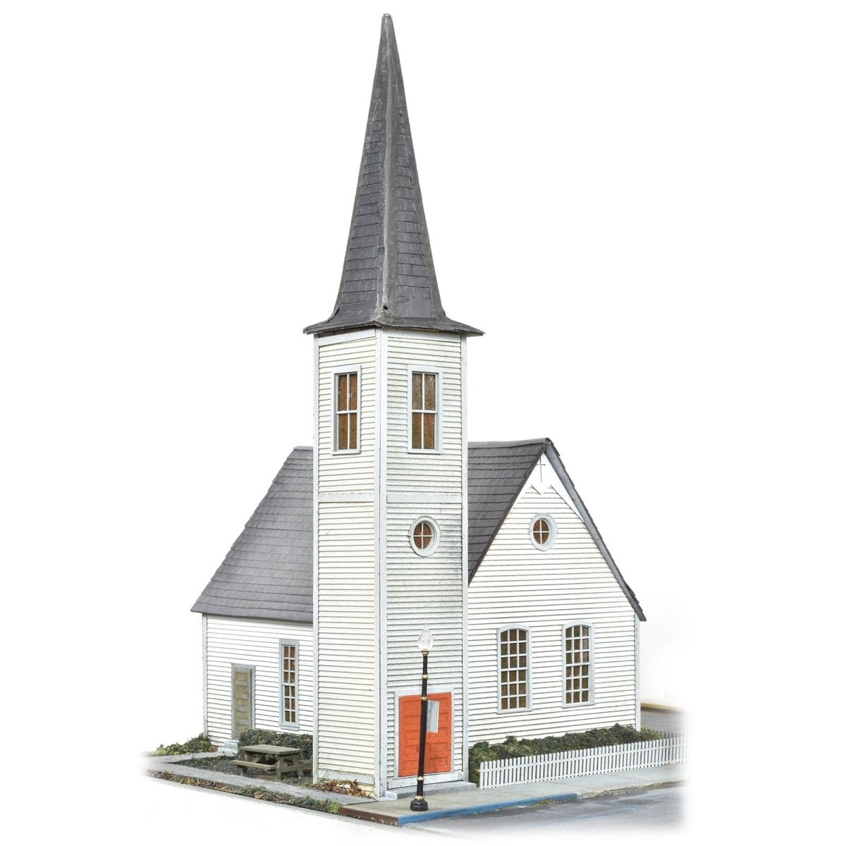Protestant Church, HO Scale, By Scientific