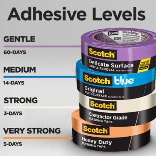 Scotch® Heavy Duty Masking Tape 2020+ (1.41" W)