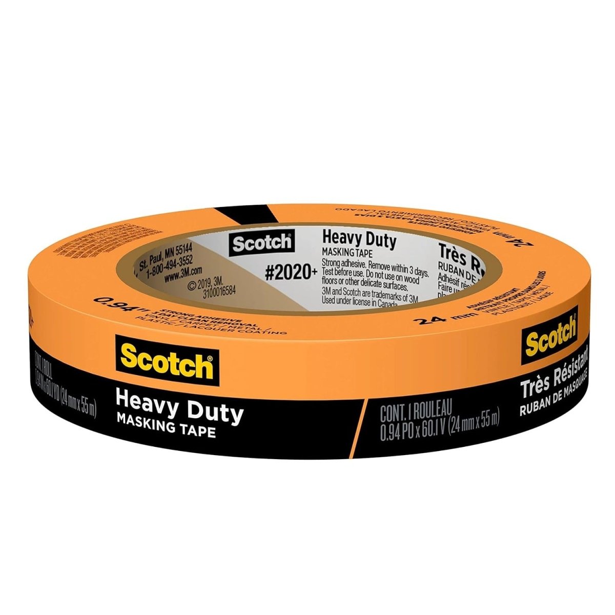 Scotch® Heavy Duty Masking Tape 2020+ (.94" W)