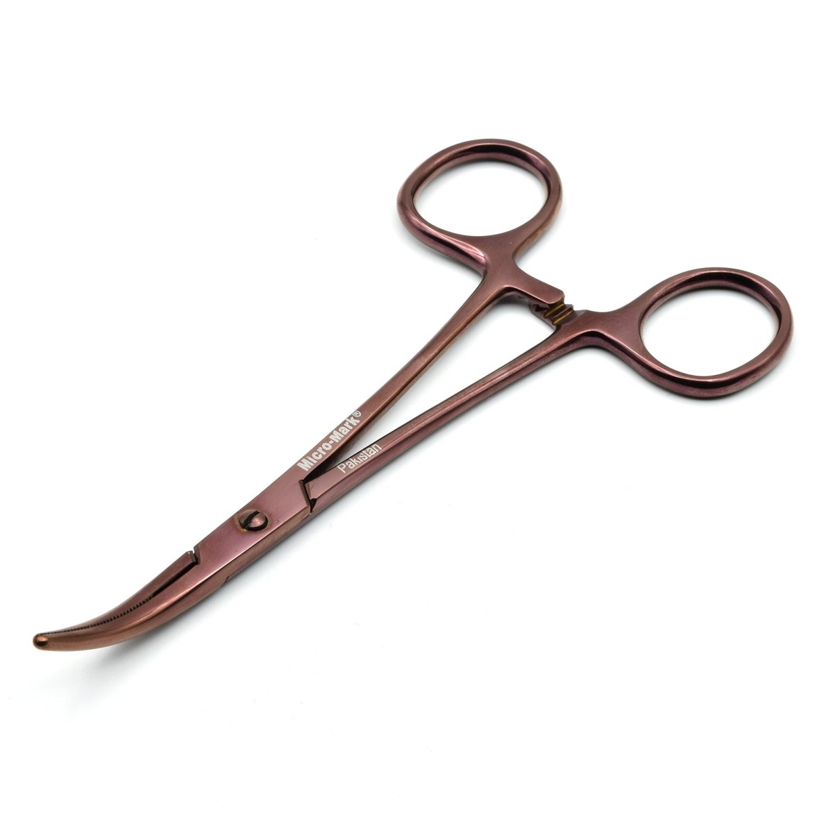 Surgical Hemostat, Curved Tip, Titanium Plated