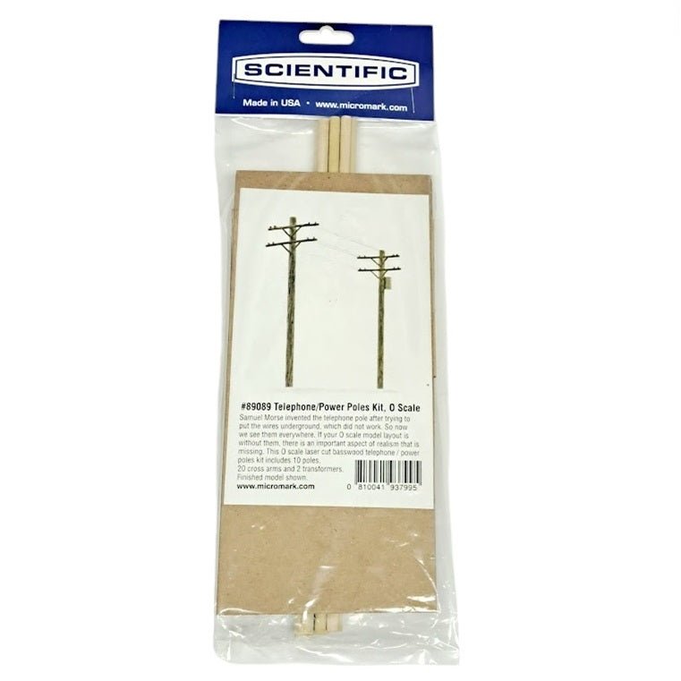 Telephone Pole Kit, O Scale by Scientific