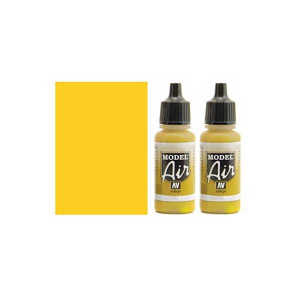 Vallejo Acrylic Airbrush Paint,   Reefer Yellow,  1oz